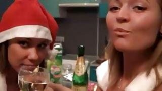 Hoyday homemade porn with two lesbian girlfriends have lot of fun together
